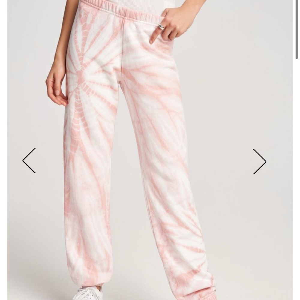WESLEY pink tie dye sweats